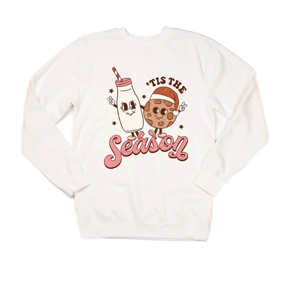 Gildan Sweaters - Tis the Season Milk and Cookies